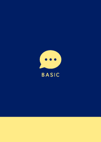 Simple&Basic / Navy&Yellow