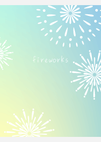 Fireworks Day on white