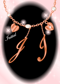 【J&I】イニシャル運気UP!ピンクゴールド