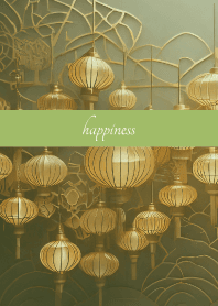 Brings good fortune on moss green