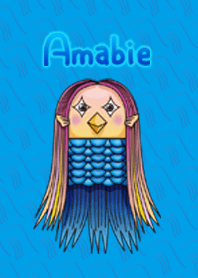 Virus dissipated Japanese monster Amabie