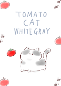 Simple White and Black Cat Tomato