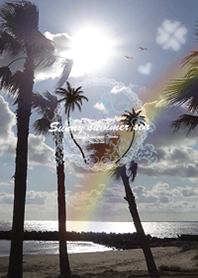 Sunny summer sea