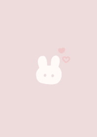 dull pink and cute illustration
