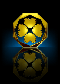 華麗なる金「四葉」(blue)