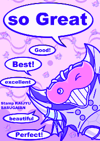 Stamp KAIJYU of so great Theme