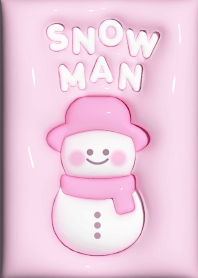 Plump Snowman [pink]