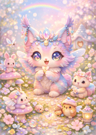 Pastel Lucky Lynx and Friends 006!