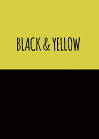 BLACK & YELLOW.