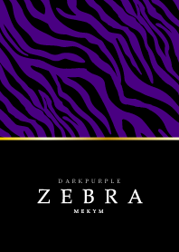 ZEBRA -DARK PURPLE 2-
