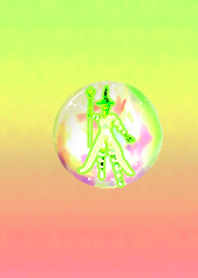 Lucky Yellow Green Magician