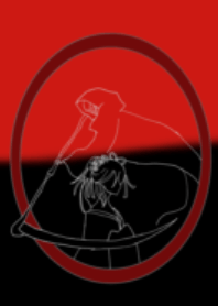 着物少女と死神。