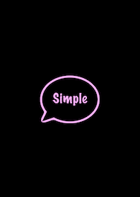 The Simple Speech bubble Black No.1-01
