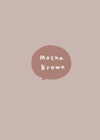 Mocha brown. Simple. Adult.