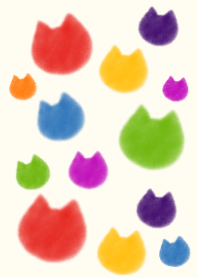 カラフル ネコ