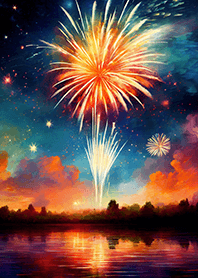 Beautiful Fireworks Theme#498