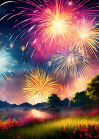 Beautiful Fireworks Theme#743