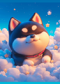 Shiba Inu loves to sleep