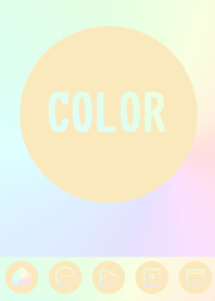 beige color rainbow A18
