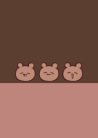 simple bear(brown)