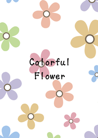 ดอกไม้สีสันสดใสมากมาย