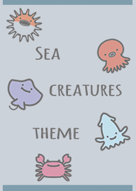 เบจ บลู : สัตว์ทะเล