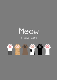 貓手手貓腳腳(霧灰)