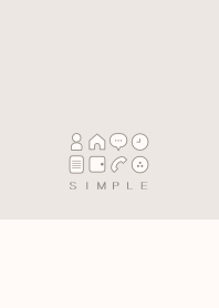 SIMPLE(beige ivory)V.336b