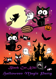 Black Cat Kiki-Halloween Magic Party