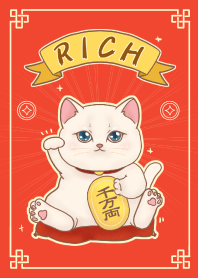 The maneki-neko (fortune cat)  rich 62