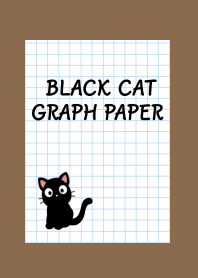 BLACK CAT GRAPH PAPER-BROWNj