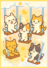 棉花糖天空的貓咪們1G 黃色 凱瑞精選集