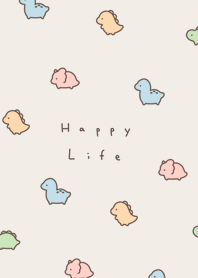 Chibi dinosaur/brown