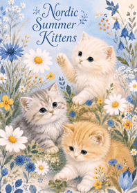 purple Nordic Summer Kittens
