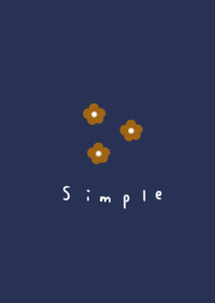 navy. floral pattern.