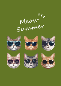 แว่นกันแดดเหมียวๆ(เขียวมัทฉะ)