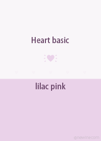 Heart basic ライラック ピンク