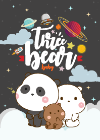 Bear Baby Galaxy Night