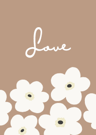 in bloom, flower wh / mocha