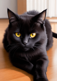 Cute black cat   813127