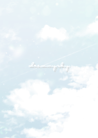 dreamy sky - light blue gradation