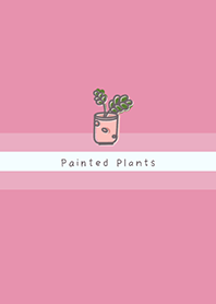 Painted plants JA-pink (Bl3)