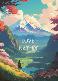 I love nature x girl