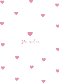 pattern_heart /pinkwhite