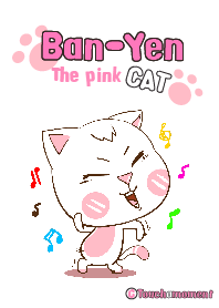 Ban-Yen : The pink cat.