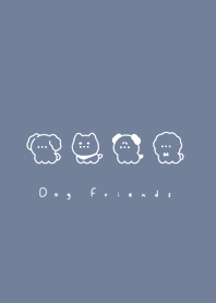 小狗 / gray blue