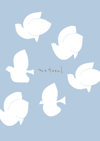 6 white birds5