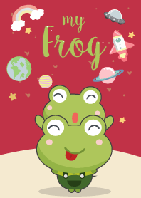 My Frog.(Red Galaxy Ver.)