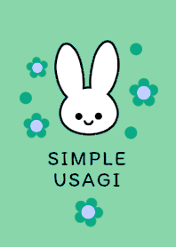 SIMPLE USAGI -FLOWER- THEME 107