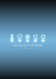 PALE BLUE ICON THEME -MEKYM-